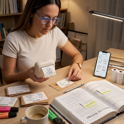 Mini impresora portátil de papel térmico