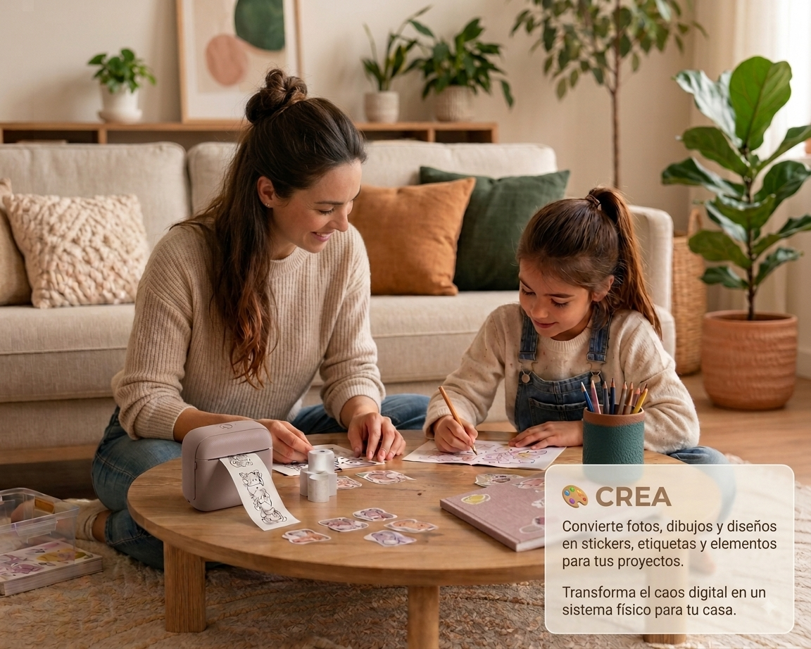 Mini impresora portátil de papel térmico